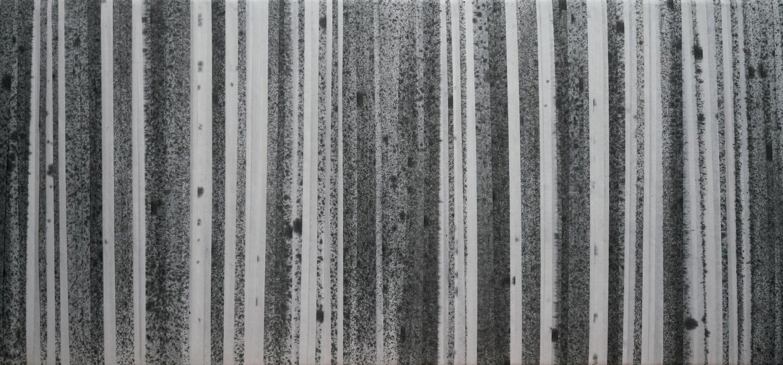 Figure 6 Hsiao Yu-Chieh, “Untitled,” Xuan paper, ink, 38x82.5 cm, 2023.